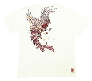 和柄半袖Ｔシャツ 桜鳳凰